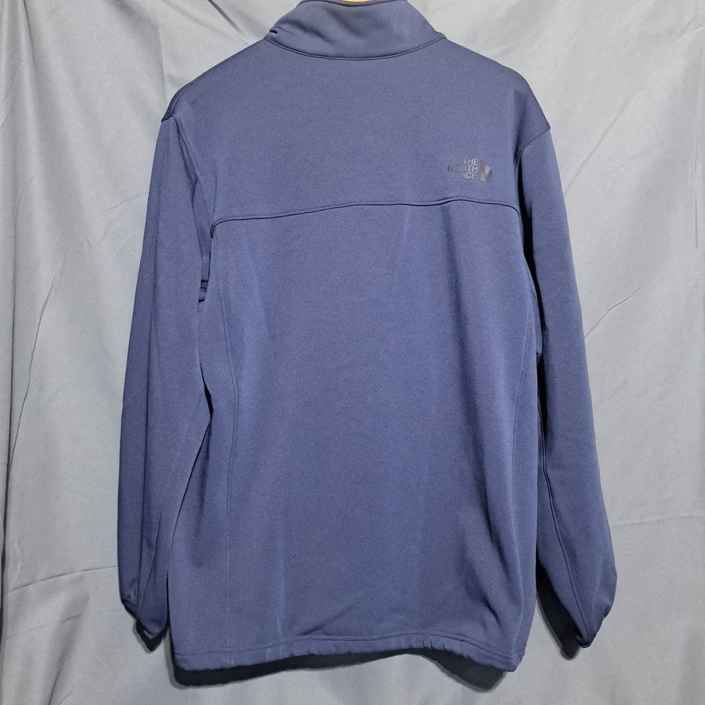 The North Face Mens XL Navy Blue 1/4 Zip Pullover Poly‎ Blend